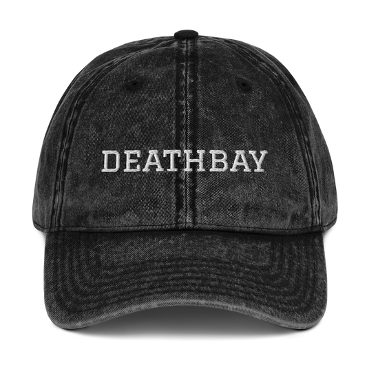 dark denim deathbay hat