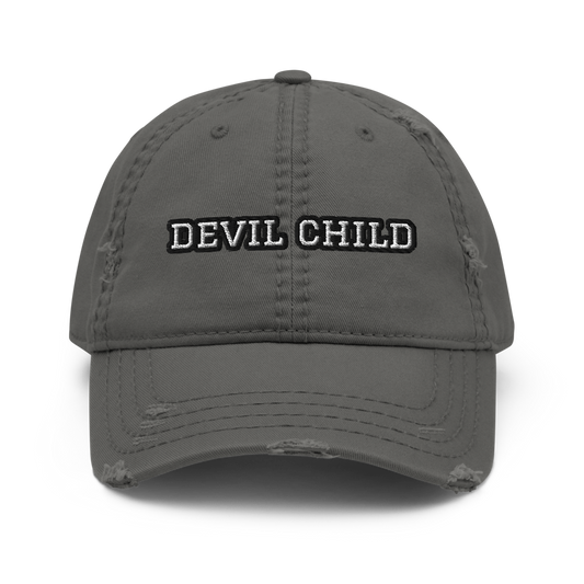 distressed deathbay logo hat